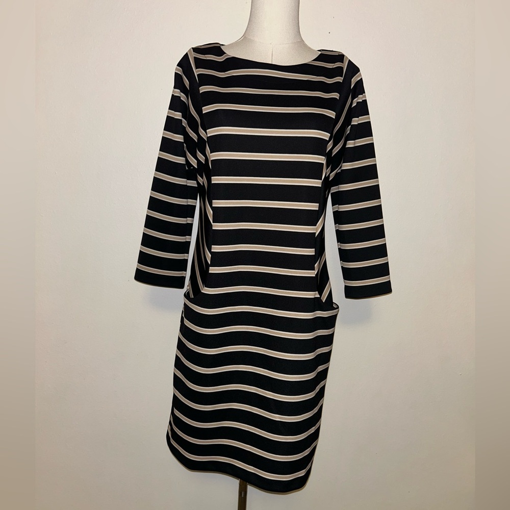 ▪️Vince Camuto Plush Striped Dress▪️